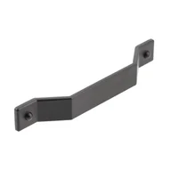 Zawiasy, okucia i inne akcesoria - Uchwyt meblowy Step 160 mm czarny GTV - miniaturka - grafika 1