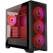 Obudowy komputerowe - Obudowa Modecom Volcano Expanse S Apex ARGB czarna (AT-EXPANSE-SG-10-000000-0002) - miniaturka - grafika 1
