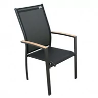 Fotele i krzesła ogrodowe - EXPERT WOOD antracyt - fotel ogrodowy gastro z możliwością sztaplowania - miniaturka - grafika 1
