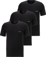 Koszulki męskie - t-shirt HUGO LOGO TEE TRIPLE PACK 005 - miniaturka - grafika 1