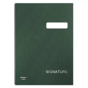 DONAU TECZKA DO PODPISU , KARTON/PP, A4, 450GSM, ZIELONA [OFERTA-STARE WB] - Teczki i skoroszyty - miniaturka - grafika 1