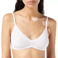 Biustonosze - Sloggi Damski biustonosz bez fiszbin, biały, 70C - miniaturka - grafika 1