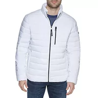 Kurtki męskie - Calvin Klein Kurtka męska Packable Down Jacket, biały, XL - miniaturka - grafika 1