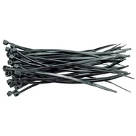 Kanały kablowe - Vorel Opaska plastikowa 150x25 mm czarna 100szt 73893 - miniaturka - grafika 1