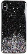 Etui i futerały do telefonów - Wozinsky Star Glitter błyszczące etui pokrowiec z brokatem Samsung Galaxy S21+ 5G (S21 Plus 5G) czarny - miniaturka - grafika 1