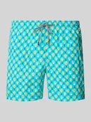 Kąpielówki męskie - Spodenki kąpielowe z elastycznym pasem - miniaturka - grafika 1