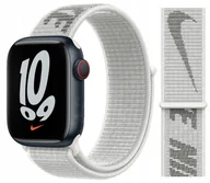Akcesoria do smartwatchy - ORYGINALNA OPASKA APPLE NIKE SPORT LOOP 44/45/46/49MM ML2W3ZM/A SNOW WHITE SIZE UNIWERSALNY ORYGINALNA PLOMBA - miniaturka - grafika 1