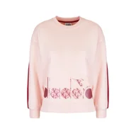 Bluzy dla dziewczynek - Bluza dziewczęca DIADORA JG.SWEATSHIRT CREW TWINKLE - miniaturka - grafika 1