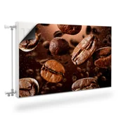 Dekoracje domu - Osłona MAGNETYCZNA Kaloryfera Ziarna Kawy Efekt 3D 120cm x 60cm - miniaturka - grafika 1
