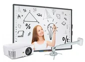 Tablice interaktywne - Zestaw interaktywny Avtek TT-BOARD 80 + ViewSonic PS501X+ uchwyt ścienny - miniaturka - grafika 1