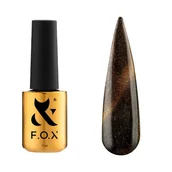 Lakiery hybrydowe - Lakier hybrydowy F.O.X gel-polish Cat Eye Galaxy 001, 7 ml - miniaturka - grafika 1