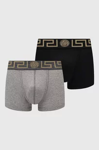Versace bokserki 2-pack męskie kolor czarny - Majtki męskie - miniaturka - grafika 1