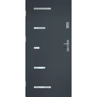 Drzwi zewnętrzne - Drzwi zewnętrzne P55 SPARTA pełne antracyt 90L - miniaturka - grafika 1