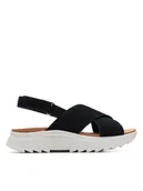 Sandały damskie - Clarks Sandały DashLite Wish 26171948 Czarny - miniaturka - grafika 1