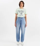 Spodnie damskie - Jeansy damskie mom jeans BERRY 2712 BRUSHED USED-28 - miniaturka - grafika 1