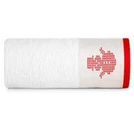 Ręczniki - Ręcznik świąteczny Noel 01 431097 50 x 90 cm Biały - miniaturka - grafika 1