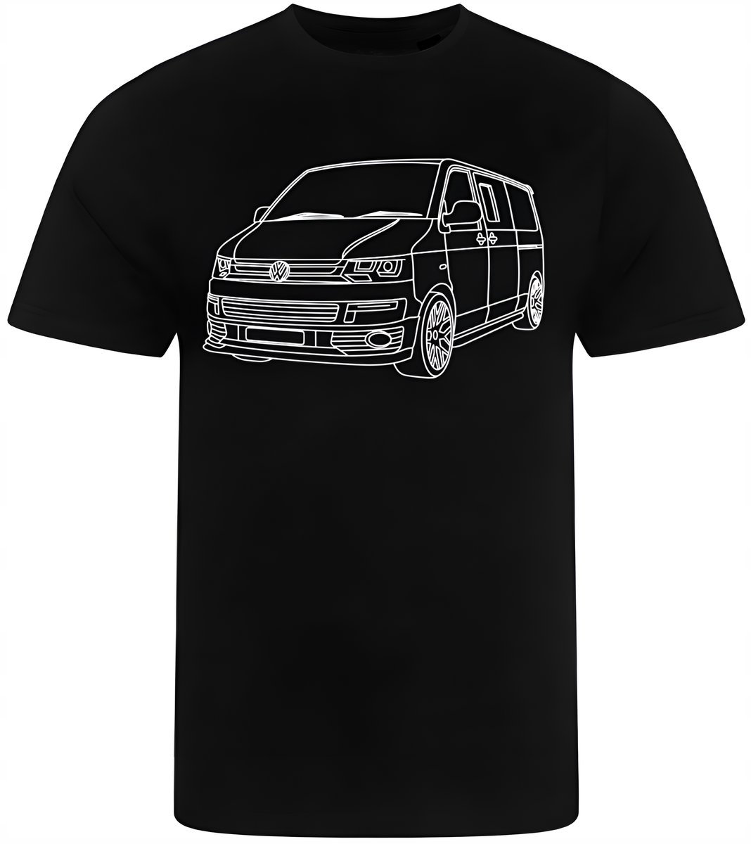 KOSZULKA MĘSKA NADRUK VOLKSWAGEN BUS PREZENT PREMIUM XL