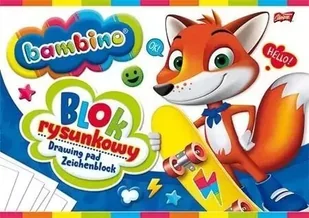 St. Majewski Blok rysunkowy A4/20K 10szt BAMBINO - ST-MAJEWSKI - Szkolne artykuły papiernicze - miniaturka - grafika 1