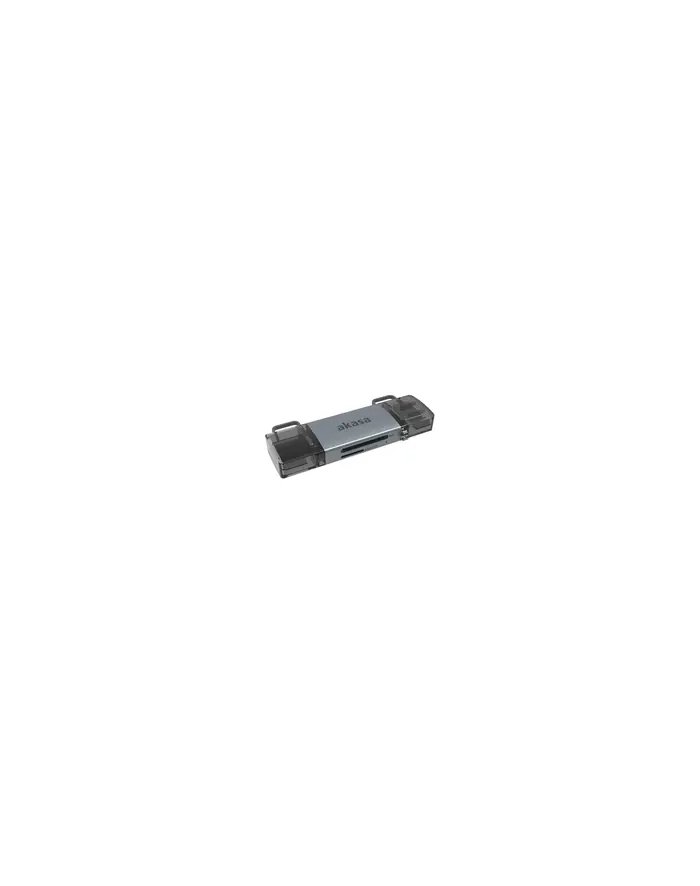 Akasa čtečka karet ak-cr-12, externí, 2-in-1 usb 3.2