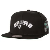 Czapki i chusty sportowe męskie - Mitchell & Ness czapka z daszkiem NBA San Antonio Spurs Triple Play Snapback HS8578-SASBLCK czarny OSFM - miniaturka - grafika 1