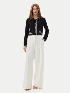 ARTIGLI Kardigan ACMA001909 Czarny Regular Fit - Swetry damskie - miniaturka - grafika 1