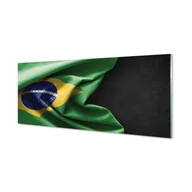 Tablice i flipcharty - Kuchenny panel ochronny Flaga Brazylii 125x50 cm - miniaturka - grafika 1