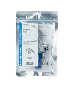 Smartkeeper NC03PKDB bloker portów Blokada portu + klucz RJ-45 Niebieski 1 szt. - Kontrola dostępu - miniaturka - grafika 1
