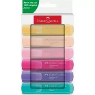 Przybory szkolne - Faber-Castell Zakreślacz pastelowy 6 kolorów - miniaturka - grafika 1