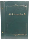 Scrapbooking - Kronika A4 Pion Nitowana Zielona Kro26 - miniaturka - grafika 1