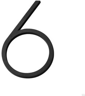 Numer domu mała cyfra 6 Aluminium - Numery na dom - miniaturka - grafika 1