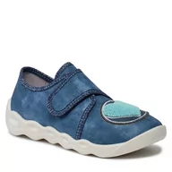 Buty dla dziewczynek - Kapcie Superfit 1-006270-8020 S Blue - miniaturka - grafika 1