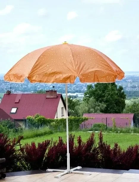 Duży Parasol Ogrodowy Plażowy Składany 280 Cm