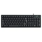 Klawiatury - Genius Smart KB-100 COPILOT, klawiatura CZ/SK, klasyczna, przewodowa (USB), czarna  31300005423 - miniaturka - grafika 1