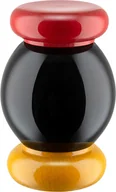 Młynki do soli i pieprzu - Młynek do przypraw Alessi ES18 czarny - miniaturka - grafika 1