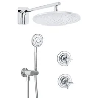 Zestawy prysznicowe - Zestaw prysznicowy podtynkowy Temisto chrom Deante - miniaturka - grafika 1