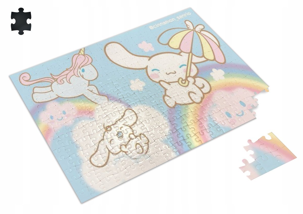 Puzzle KUROMI HELLO KITTY Cinnamoroll A3 252 el z Nadrukiem + IMIĘ 61
