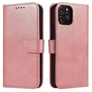 Hurtel Case elegancki futerał etui Book pokrowiec z klapką i funkcją podstawki Samsung Galaxy A13 5G różowy - Etui i futerały do telefonów - miniaturka - grafika 1