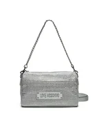 Torebki damskie - LOVE MOSCHINO Torebka JC4135PP1MLL196B Srebrny - miniaturka - grafika 1