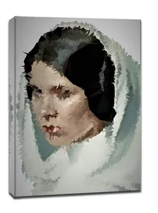 POLYamory - Leia Organa, Gwiezdne Wojny Star Wars - obraz na płótnie Wymiar do wyboru: 61x91,5 cm - Obrazy i zdjęcia na płótnie - miniaturka - grafika 1