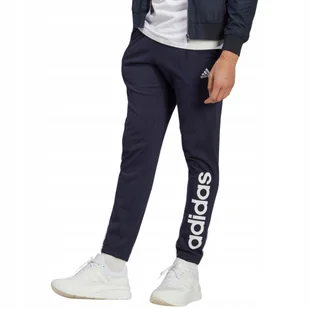 Spodnie męskie adidas Essentials Single Jersey Tapered Elasticized Cuff Log - Dresy męskie - miniaturka - grafika 1