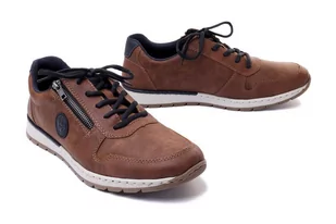 RIEKER B2114-24 brown, półbuty męskie - Rieker - Półbuty męskie - miniaturka - grafika 1