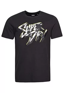 Superdry Koszulka męska z nadrukiem, Blackboard, 3XL - Koszulki męskie - miniaturka - grafika 1