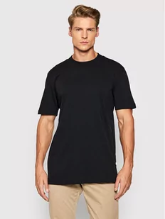 Selected Homme T-Shirt Relexcolman 16077385 Czarny Regular Fit - Koszulki męskie - miniaturka - grafika 1