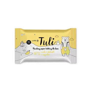 Luba Tuli nawilżany papier toaletowy dla dzieci Mango 50szt - Papier toaletowy - miniaturka - grafika 1