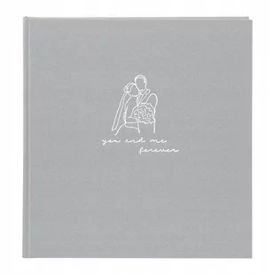 Album tradycyjny 60 stron białe Eco Grey Wedding - Albumy fotograficzne - miniaturka - grafika 1