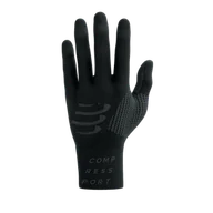 Rękawiczki sportowe męskie - COMPRESSPORT Rękawiczki biegowe 3D THERMO GLOVES black - miniaturka - grafika 1