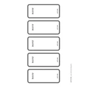 Etykiety do drukarek - Leitz Etykiety grzbietowe do zapisywania na komputerze samoprzylepne do segregatora Leitz 180°, 50 sztuk, 46 x 111 mm, papier, 16920085 - miniaturka - grafika 1