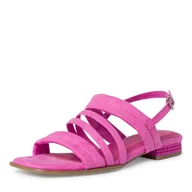 Sandały damskie - MARCO TOZZI Płaskie sandały damskie 2-28116-38, Lipstick, 37 eu - miniaturka - grafika 1