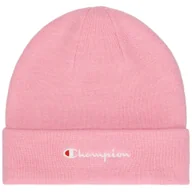 Czapki damskie - Czapka zimowa Champion Beanie Cap 806064 różowy - miniaturka - grafika 1