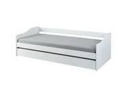 Łóżka dla dzieci i młodzieży - Inter Link Łóżko dziecięce »Leonie« z wysuwanym łóżkiem (Biały, 90 x 190 cm) - miniaturka - grafika 1